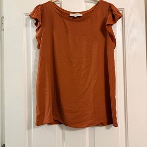 LOFT Women's Terracotta Blouse